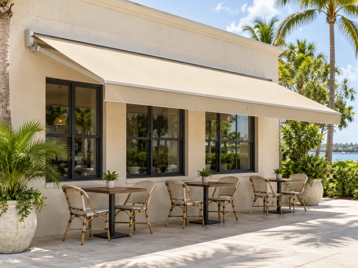 Commercial Awnings example