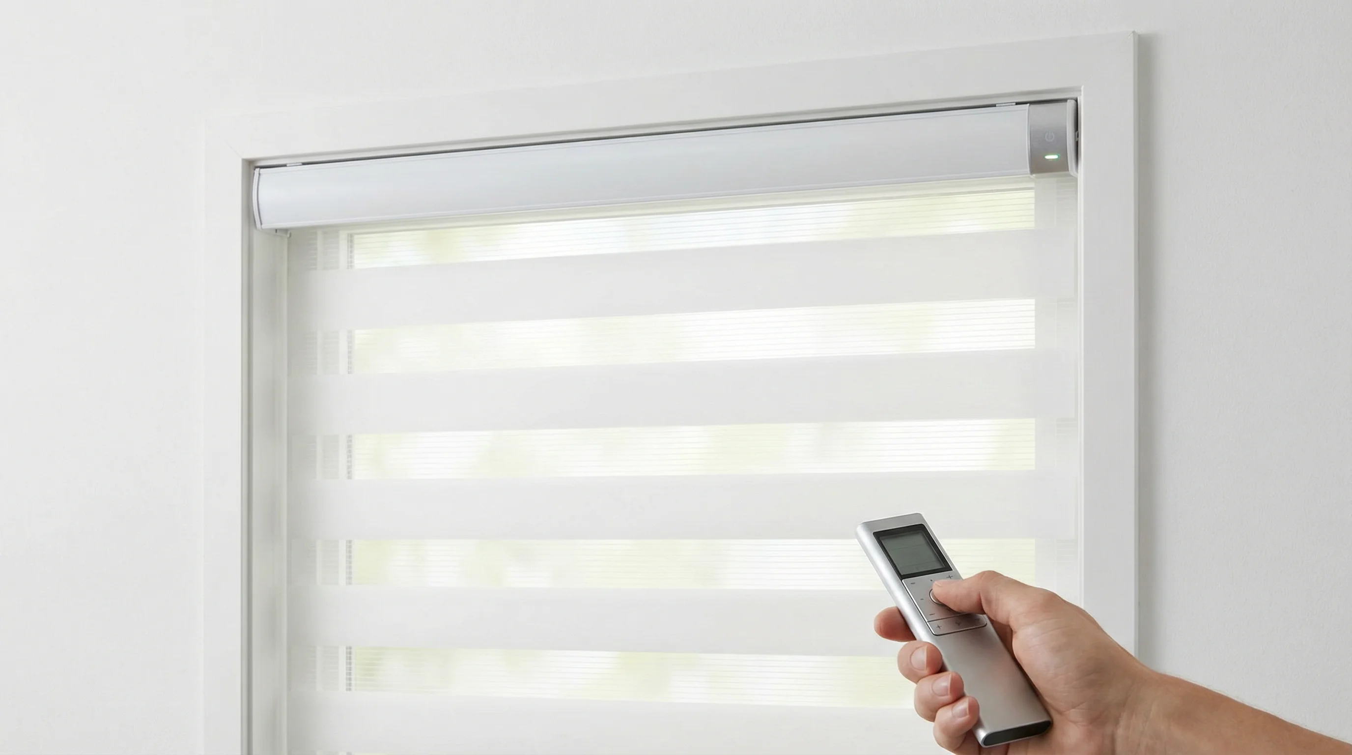 Motorized Roller and Solar Shades example