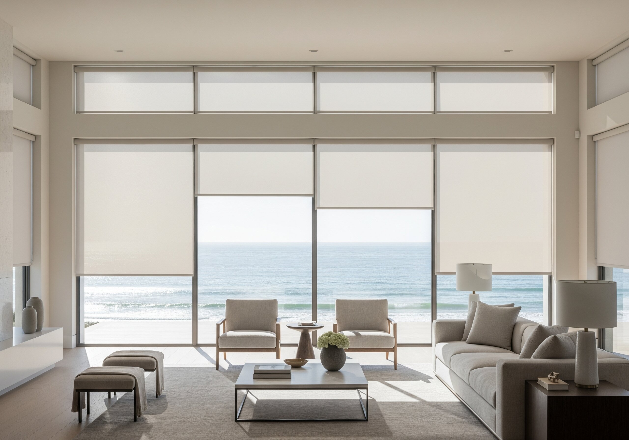 Exterior insect and solar screen shades for Florida homes