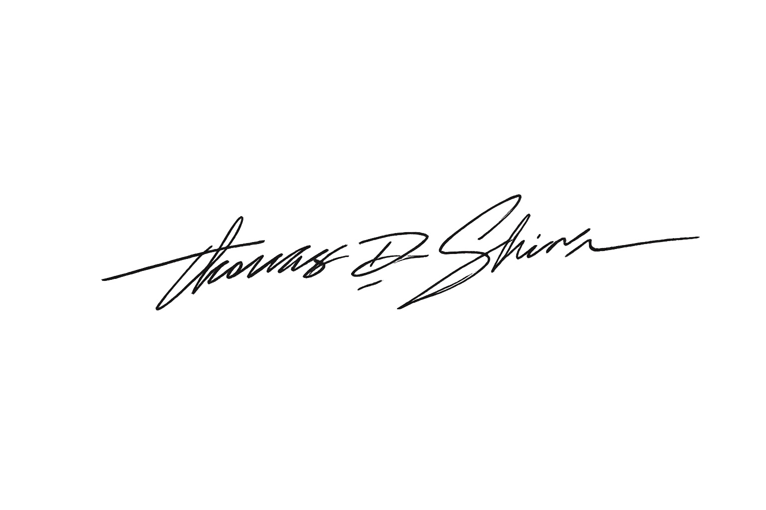 Tom Shinn's signature