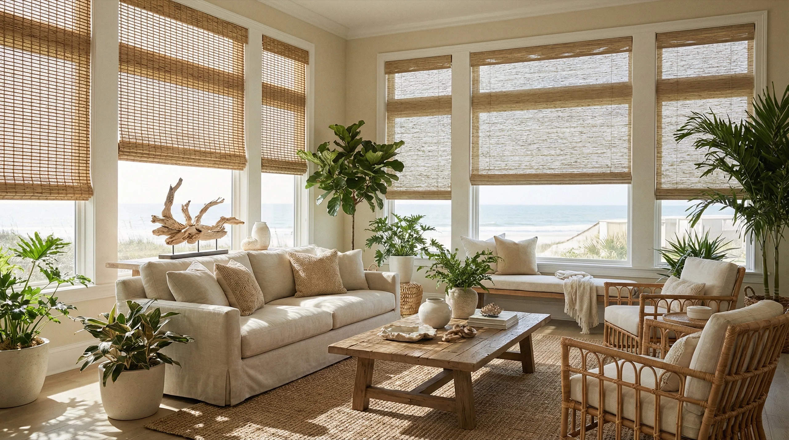 Woven Wood Shades example