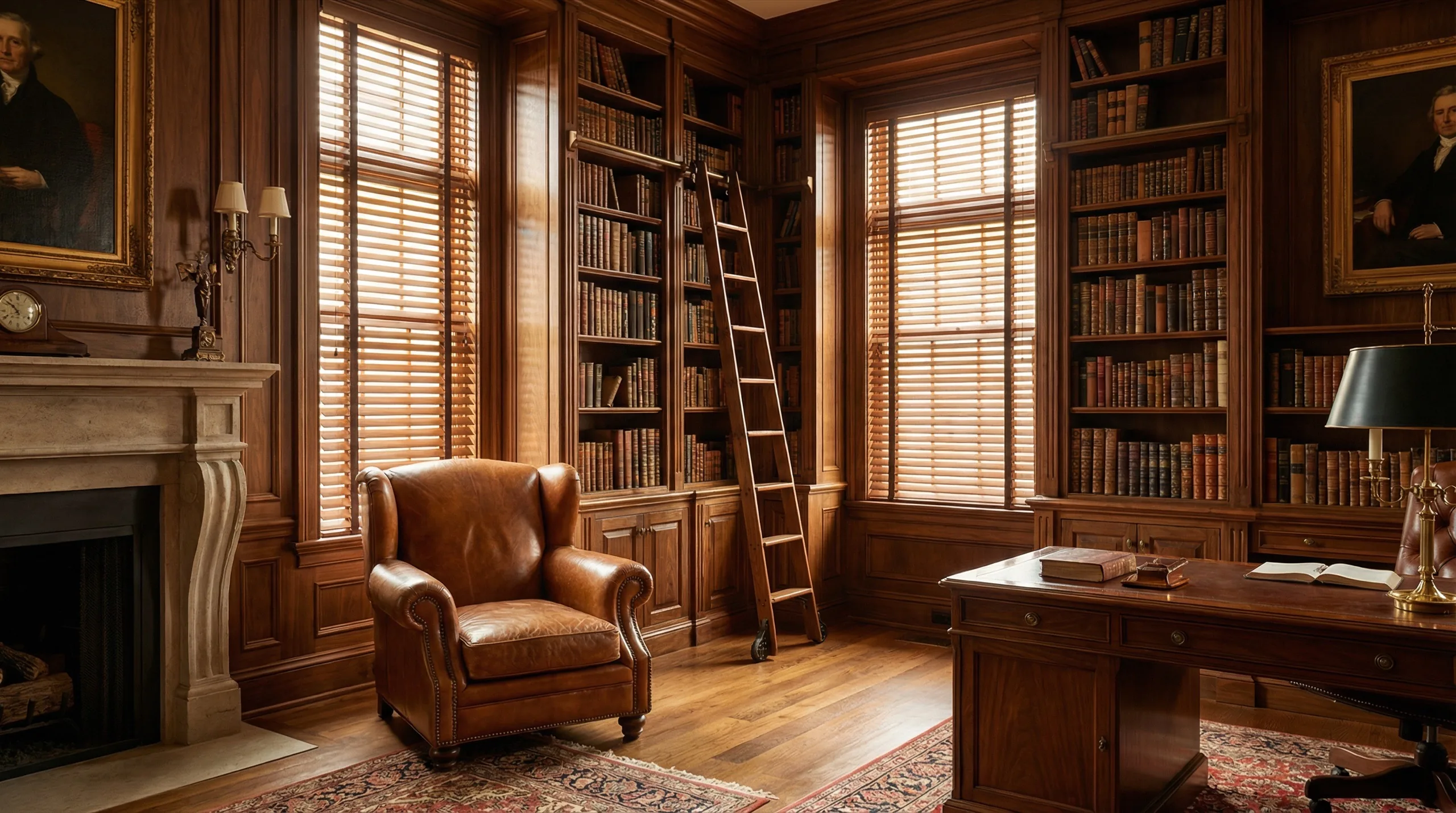 Real Wood Blinds example
