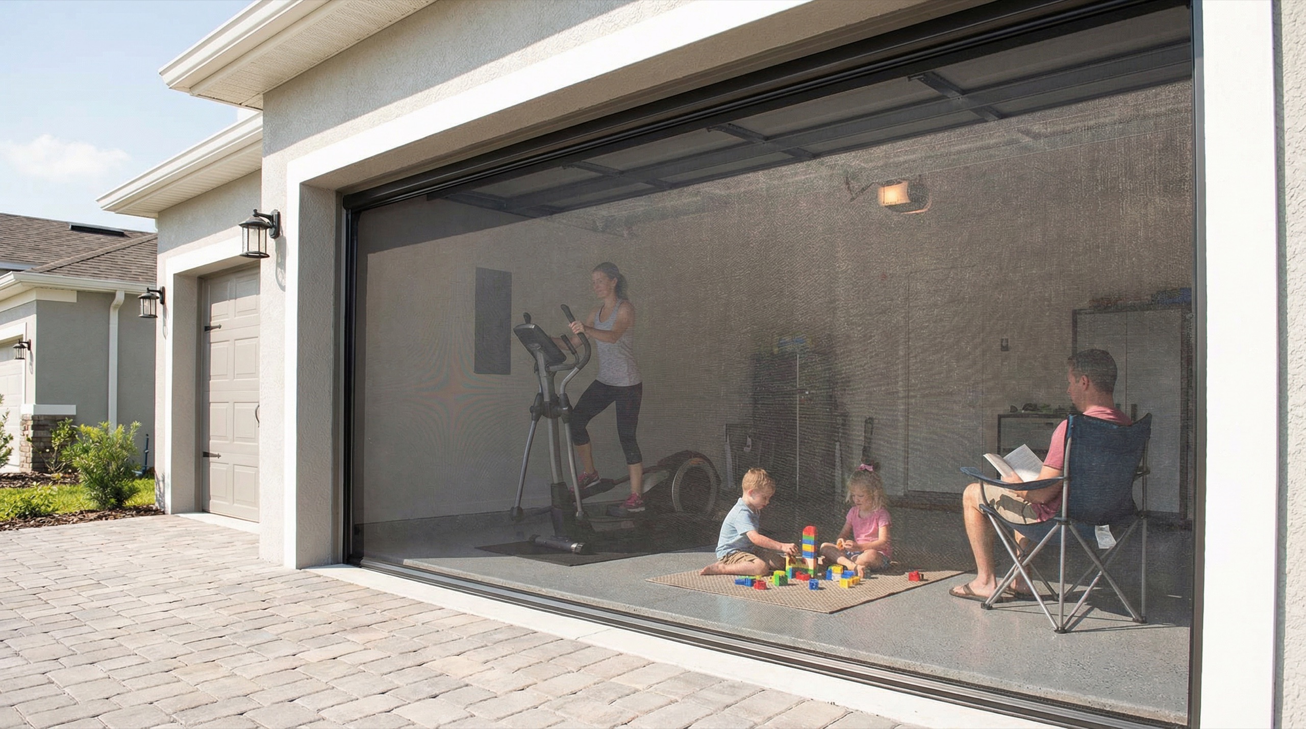 Motorized Garage Screens in Stuart: Reclaim Your Space
